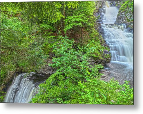 Waterfalls Metal Print featuring the photograph Flowing Lines by Angelo Marcialis