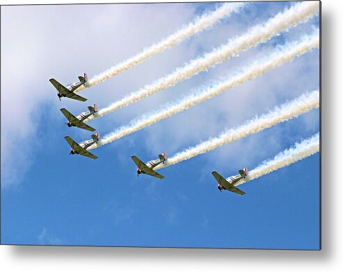 Flyers Metal Print featuring the photograph Flying in Formation by Kristin Elmquist
