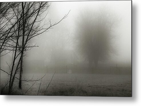 Fog Metal Print featuring the photograph Fog 007 by Mimulux Patricia No