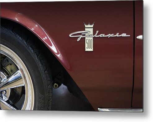Ford Metal Print featuring the photograph Ford Galaxie 500 by Mike McGlothlen