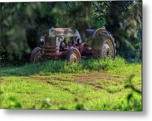 Ford Metal Print featuring the photograph Ford Tractor by Doug Camara