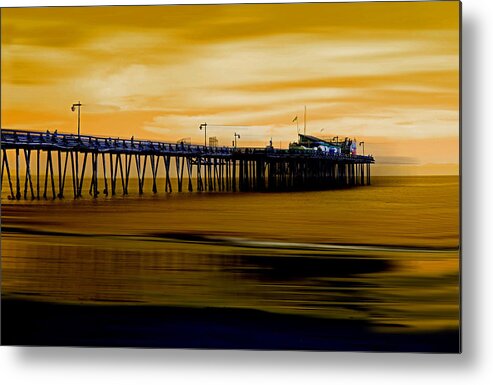 Sunset Metal Print featuring the photograph Forever Golden by Janet Kopper