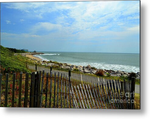 Fort Fisher Metal Print featuring the photograph Fort Fisher Beach by Amy Lucid