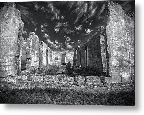 Crystal Yingling Metal Print featuring the photograph Fort Laramie by Ghostwinds Photography