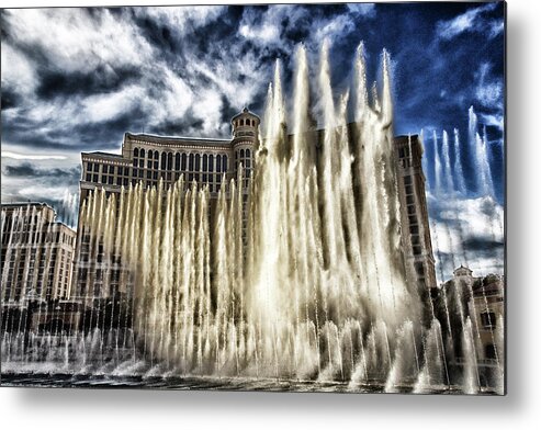  Metal Print featuring the photograph Fountain of Love by Michael W Rogers