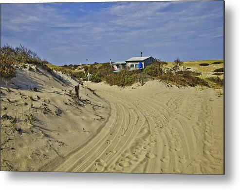 Dune Shack Metal Print featuring the photograph Fowler Shack Approach by Marisa Geraghty Photography