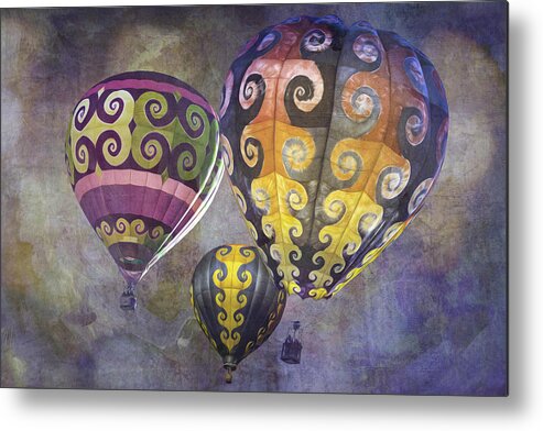 Gloria Caeli Metal Print featuring the photograph Fractal Trio by Melinda Ledsome