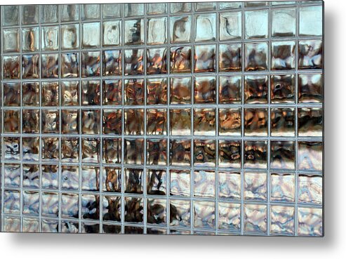 Modern Photgraphy Metal Print featuring the photograph Fractured Reflections by Scott Heister