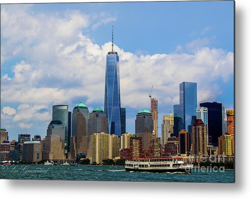 Nyc Metal Print featuring the photograph Freedom Tower NYC by Les Greenwood