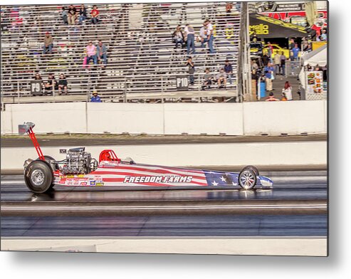 2017 Metal Print featuring the photograph Freedom Top Dragster by Darrell Foster