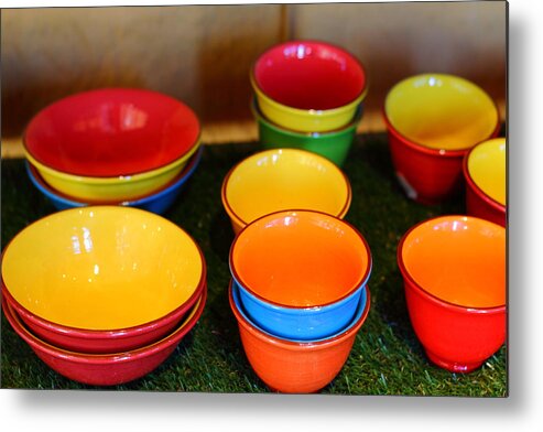 Bowls Metal Print featuring the photograph French Collection by Richard Patmore