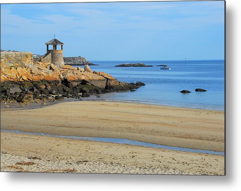 Front Beach Metal Print featuring the photograph Front Beach Low Tide by AnnaJanessa PhotoArt