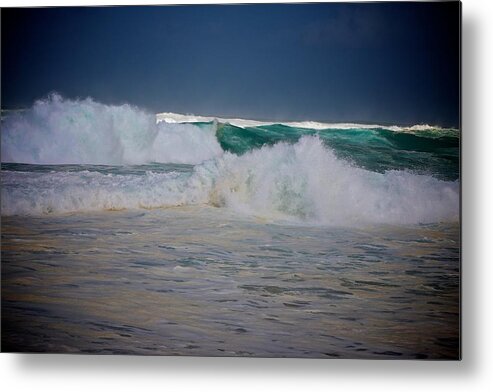 Waves Metal Print featuring the photograph Frothy by Jackie Dorr