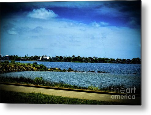 Galvestion Bay Metal Print featuring the photograph Galveston Bay by JB Thomas