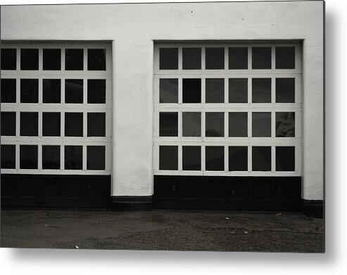 Color Metal Print featuring the photograph Garage In Colour by Kreddible Trout