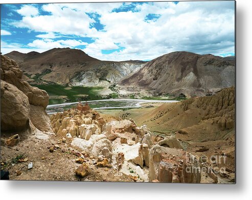 Tibet Metal Print featuring the photograph Garuda valley Tibet Yantra.lv by Raimond Klavins