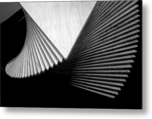 Geometry Metal Print featuring the photograph Geometric Shapes and Stairs by Nathan Abbott