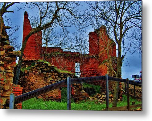 Architectural Ruins Metal Print featuring the photograph Ghirardelli Ruins by Helen Carson