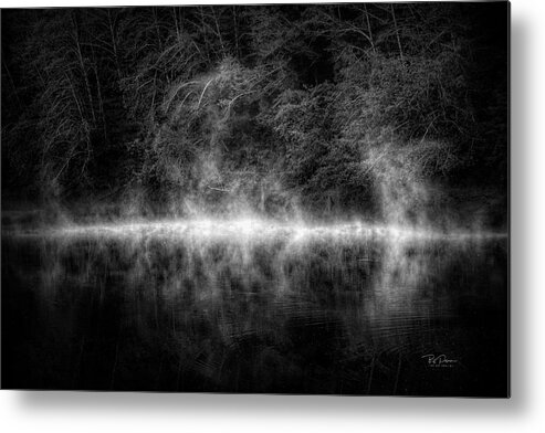 Landscape Metal Print featuring the photograph Ghosts in the Lake by Bill Posner