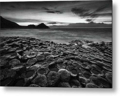 Giants Metal Print featuring the photograph Giants Causeway 4 #1 by Nigel R Bell