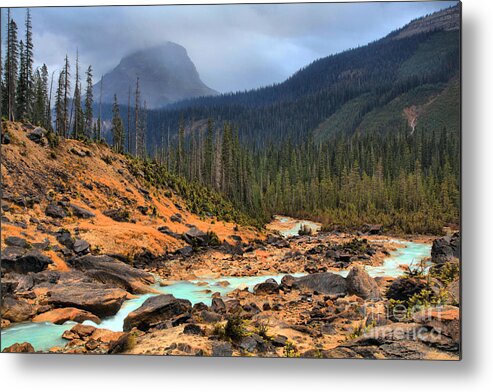 Yoho National Park Metal Print featuring the photograph Glacier Waters Flowing Through Yoho National Park by Adam Jewell