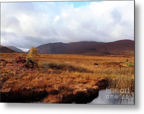 Eddie Barron Metal Print featuring the photograph Wide Open Space Donegal Ireland by Eddie Barron