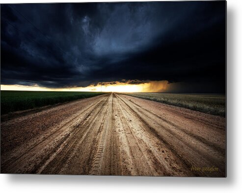 Weather Metal Print featuring the photograph God's Golden Glow by Brian Gustafson