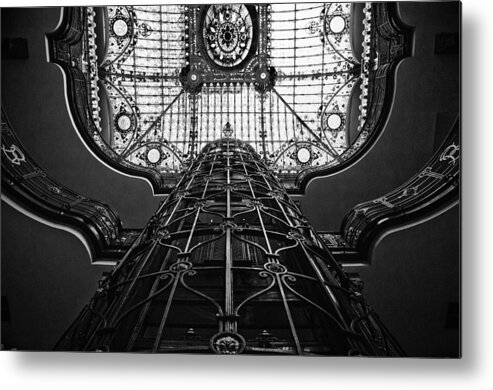Going Up Metal Print featuring the photograph Going Up by John Bartosik