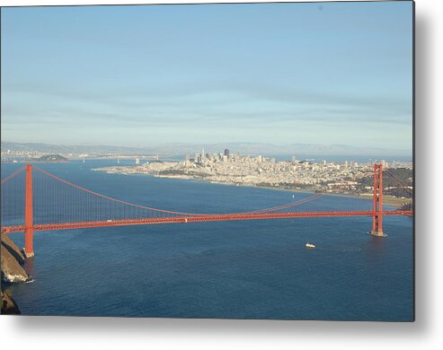 Golden Gate Bridge Metal Print featuring the photograph Golden Gate Bridge II by Mia Alexander