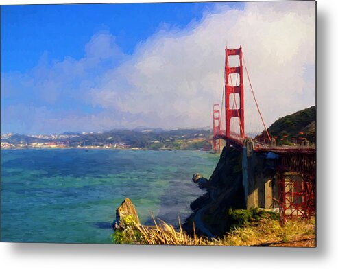 Golden Gate Metal Print featuring the photograph Golden Gate by Greg Norrell