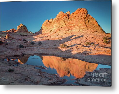 South Coyote Buttes Metal Print featuring the photograph Golden Pond by Bill Singleton