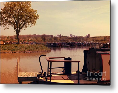 Canals Metal Print featuring the photograph Golden Waterways by Linsey Williams