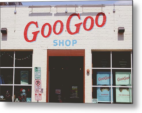 Nashville Metal Print featuring the photograph Goo Goo Shop- Photography by Linda Woods by Linda Woods