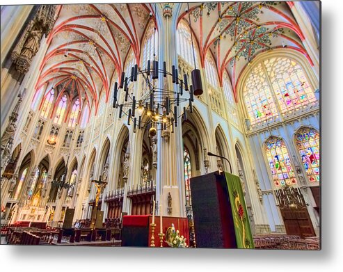 T. John's Cathedral Metal Print featuring the photograph Gothic Church by Nadia Sanowar
