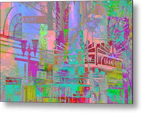 St. Paul Metal Print featuring the photograph Grand Avenue by Susan Stone