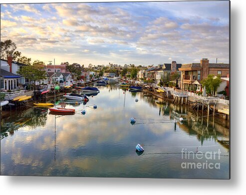 Grand Metal Print featuring the photograph Grand Canal by Eddie Yerkish