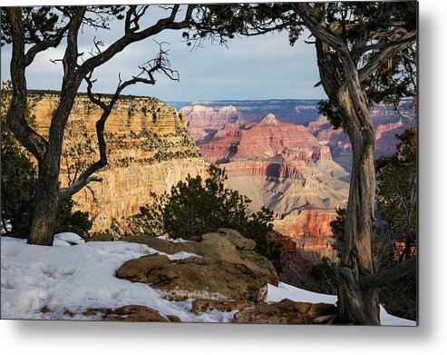 Landscapes Metal Print featuring the photograph Grand Canyon at Sunrise by Mary Lee Dereske