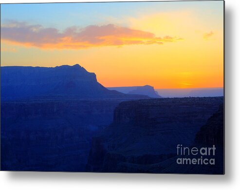 Grand Canyon Metal Print featuring the photograph Grand Canyon Sunrise At Toroweap by Bob Christopher
