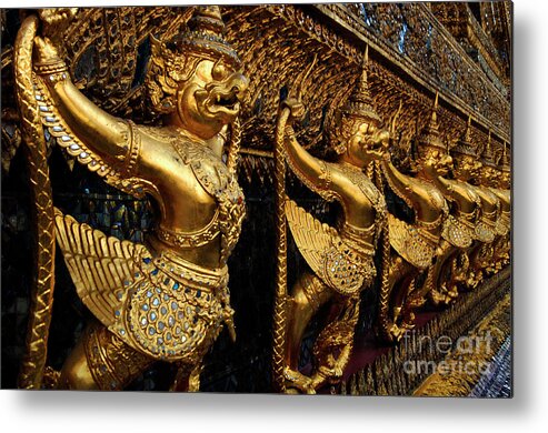  Metal Print featuring the photograph Grand Palace Bangkok 3 by Bob Christopher