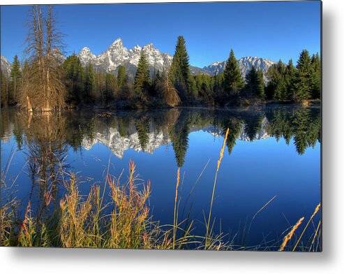 No People Metal Print featuring the photograph Grand Teton National Park by Brett Pelletier