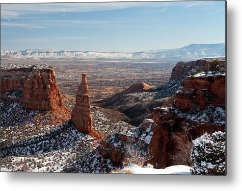 Colorado Metal Print featuring the photograph Grand Valley Winter by Julia McHugh