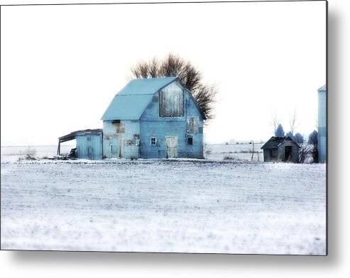 Barn Metal Print featuring the photograph Grays by Julie Hamilton