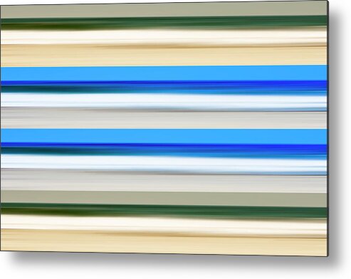 Sea Metal Print featuring the photograph Green Blue Green by Joseph S Giacalone