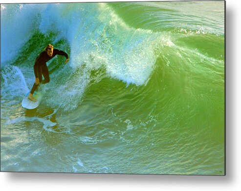 Surf Metal Print featuring the photograph Green Machine by Everette McMahan jr