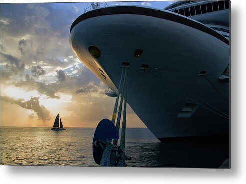 Travel Metal Print featuring the photograph Grenada Sunset by Arthur Dodd