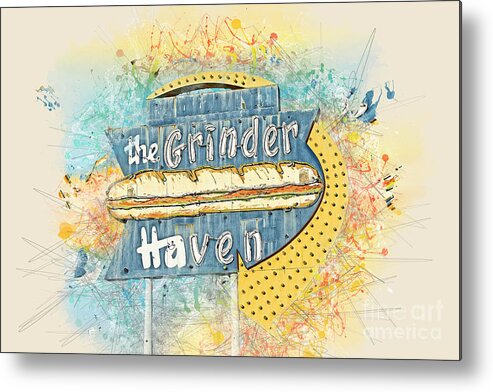 Calfornia Metal Print featuring the photograph Grinders by Lenore Locken