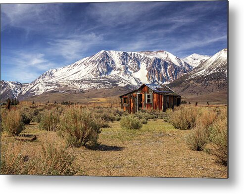 Cabin Metal Print featuring the photograph Guardian Of The Sierras by James Eddy