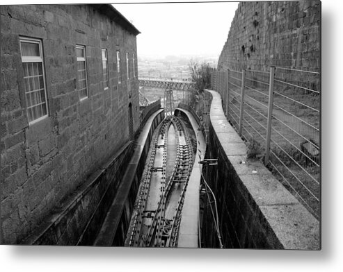 Tracks Metal Print featuring the photograph Rampa do Infante Santo by Lukasz Ryszka