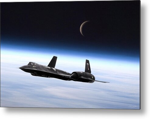 Aviation Metal Print featuring the digital art Habu by Peter Chilelli