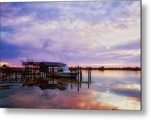 Scenic Metal Print featuring the photograph Hagley's Landing by Kathy Baccari